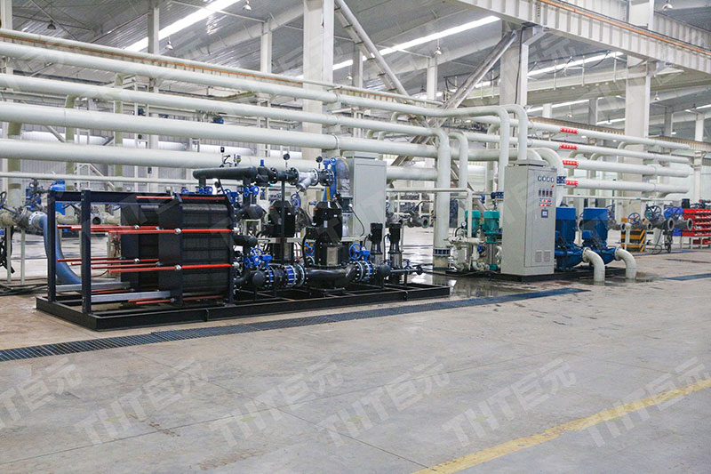 Full flow heat exchange system integrated product test platform