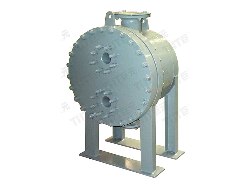 circular plate and shell heat exchanger